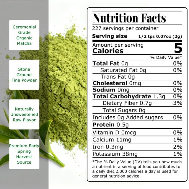 Té Matcha 16 Ounce en polvo para Latte miniatura 2