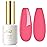 Imtiti Coral Pink Gel Polish, 0.5 Fl Oz Soak Off LED UV Nail Gel Kit for DIY Nail Art Manicure Salon
