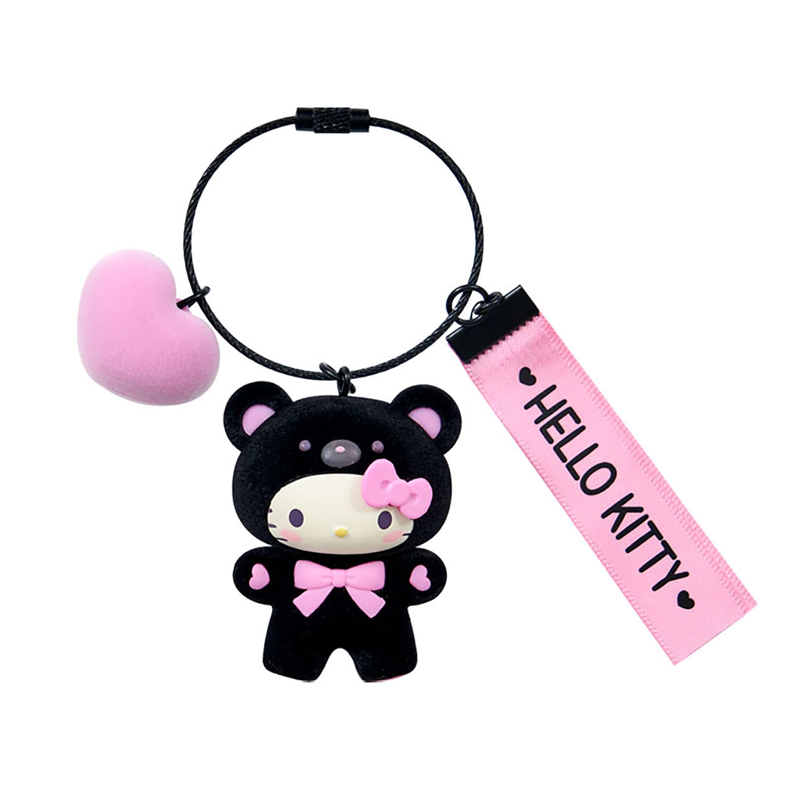 Amazon.co.jp: サンリオ(SANRIO) キーホルダー（まっくろあにまるず