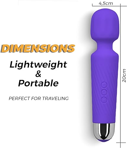 Miniatura 3 de Love Salve Masajeador de varita, diseño silencioso e impermeable, ideal para aliviar el estrés y relajarse, inalámbrico, recargable y discreto,