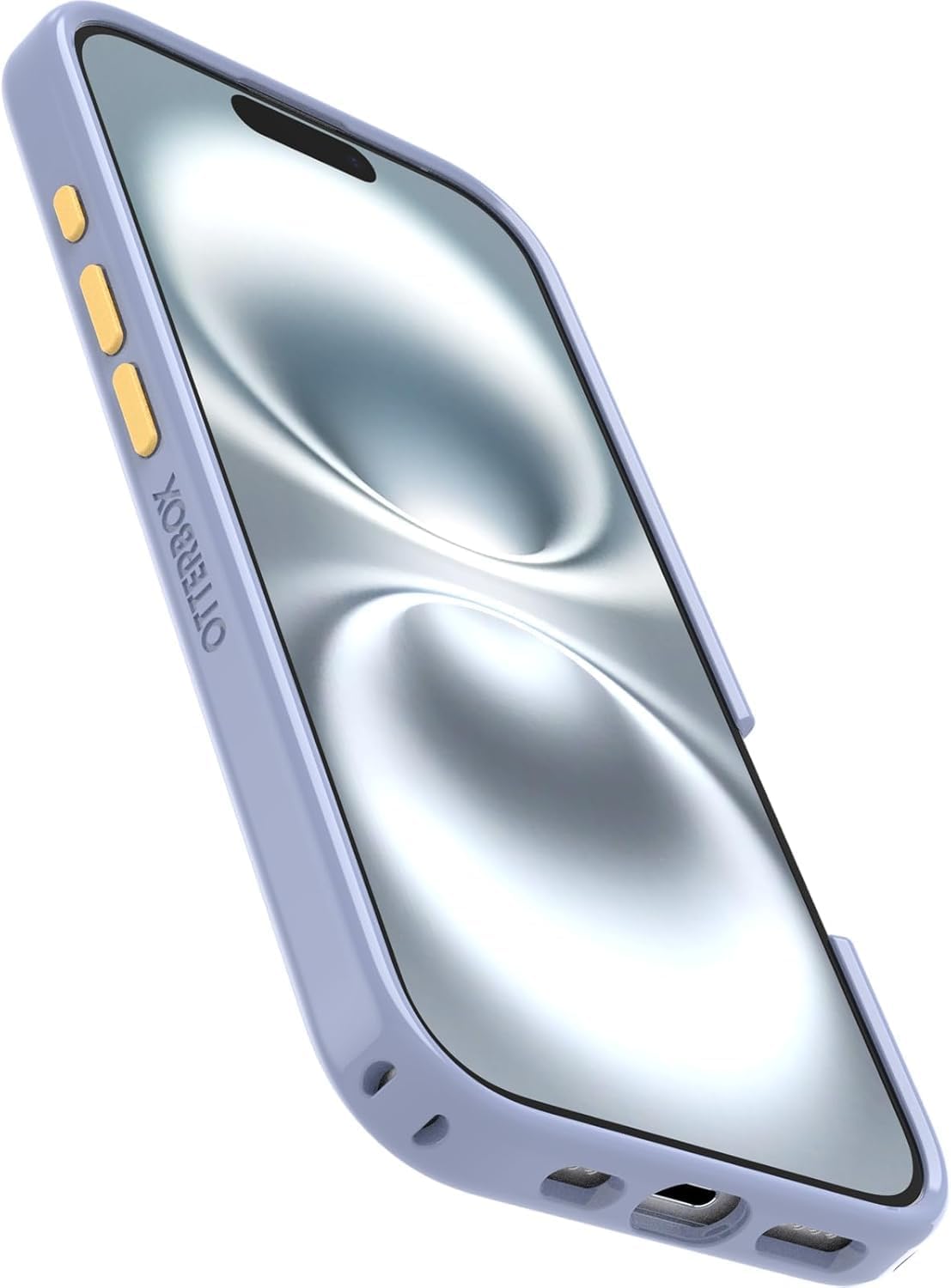 OtterBox iPhone 16 (Only) - Symmetry Series Clear+ Case - Floral Purple (Clear) - Snaps to MagSafe - Ultra-Sleek - Raised Edges Protect Camera & Screen - Non-Retail Packaging