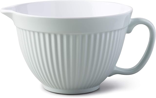 Zeal G208G Mixing Bowl/Batter Jug, Melamine, Sage Green