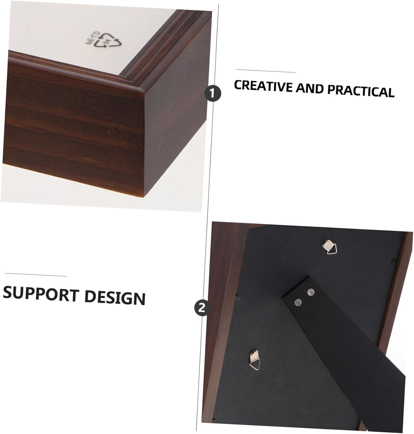 Long Shadow Box Flower Frame Display Case Dried Flowers Ornament for Living Room