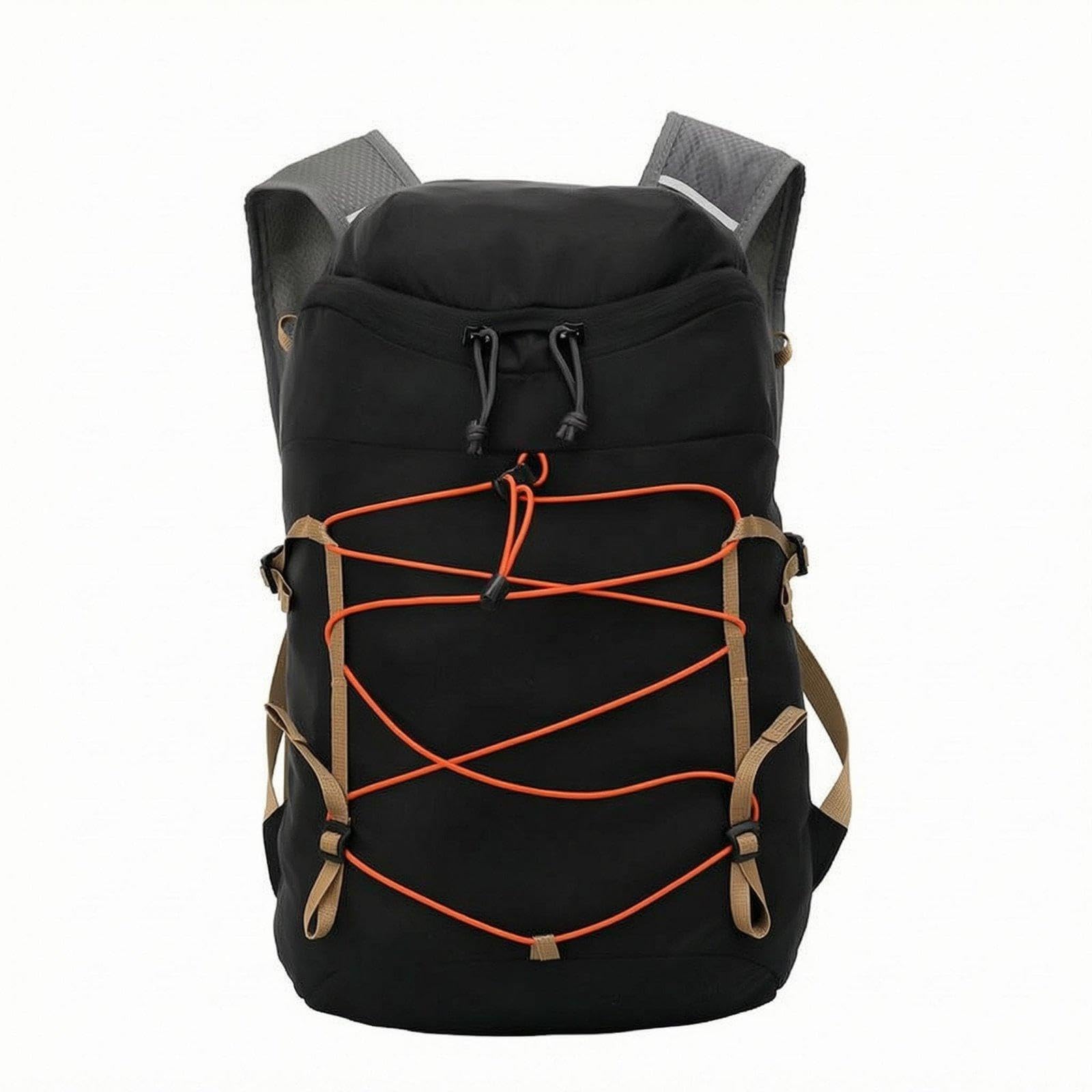HEAVENGLOW Bungee Cord Backpack Padded Shoulder Straps Water-Resistant Backpack Reflective Rucksack | Other Camping/Hiking Backpacks | Hiking Backpacks | Camping & Hiking | Outdoor Sports-image-33