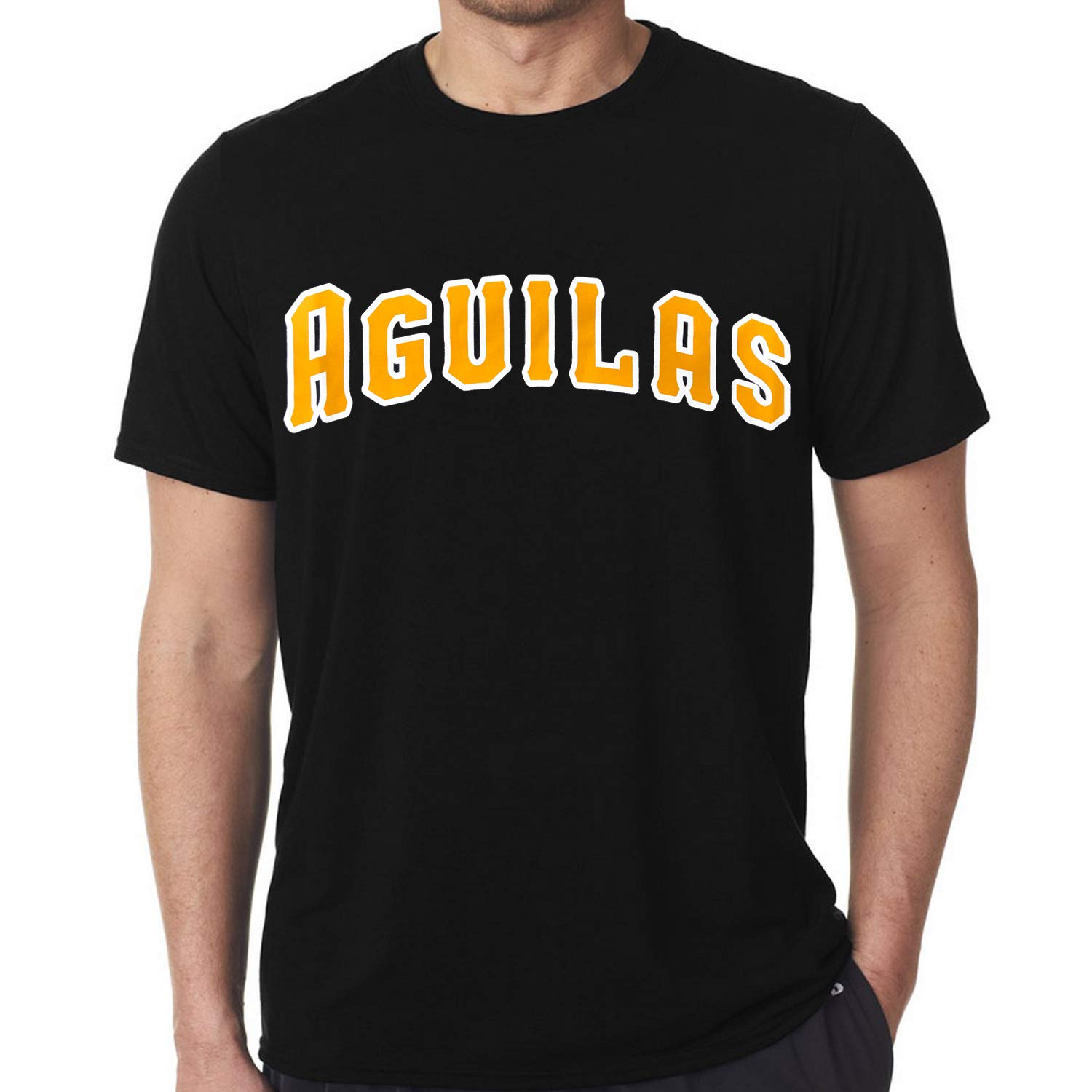 Peligro SportsAguilas del Cibao - Classic Black T-Shirts (X-Large)