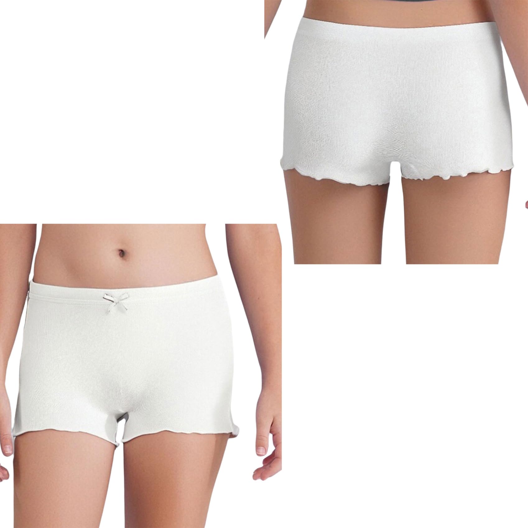 JEYPINMI Toddler Girls Boyshorts Soft Undies Solid Color Hipster Panties Underwear Bottoms