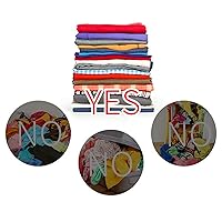 Vista 2 de Carpeta de ropa, tabla plegable para camisas, rápido y fácil de plegar, material de PP portátil para viajes (blanco)