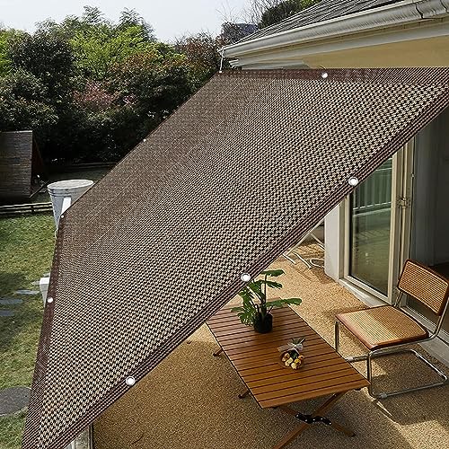 Malla de sombra para pérgolas de jardín que refresca techos de patio 6