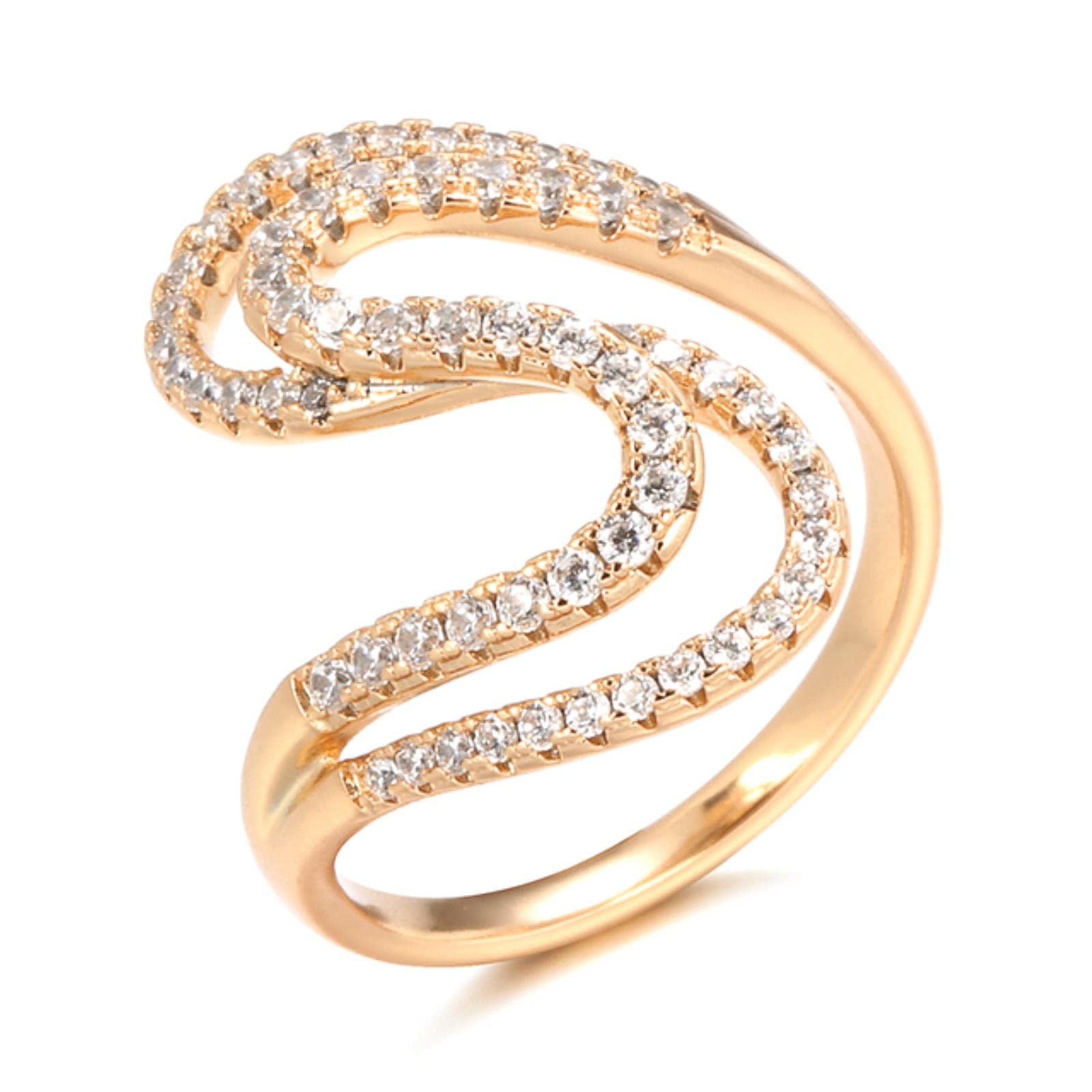 Anello di Zirconi Blu e Argento 925 - Anelli Zircone - Gioielli Zircone - Zircone - Pietre