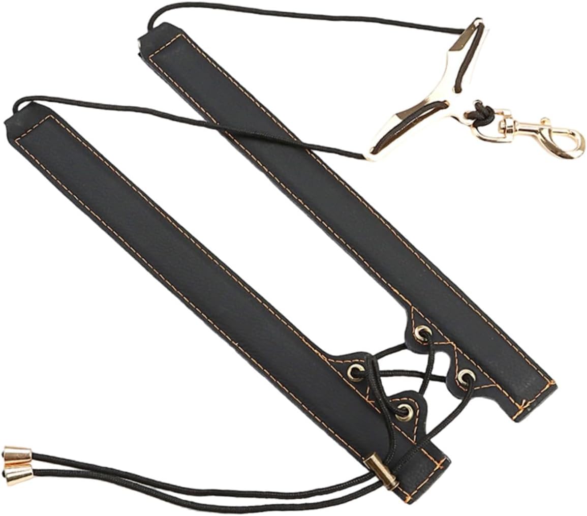 Gold Thread Saxophone Shoulder Strap Adjustable Universal Neck Lanyard for Alto Tenor Saxophone Players Wind Instrument Accessories