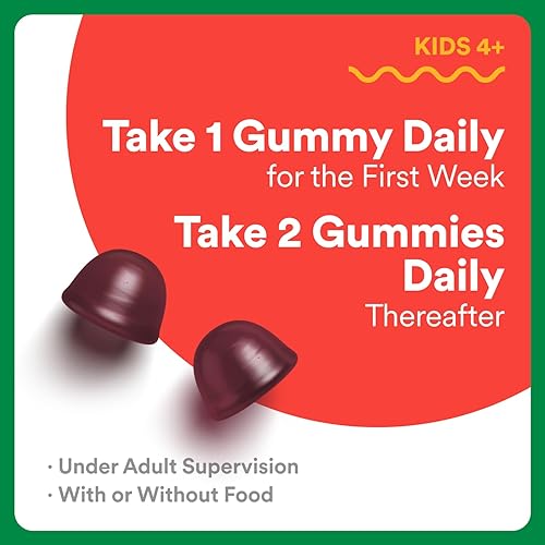 Miniatura 8 de SmartyPants Kids Fiber & Veggies Gomitas de fibra prebiótica para niños, suplemento de fibra con inulina, mezcla orgánica de verduras verdes,