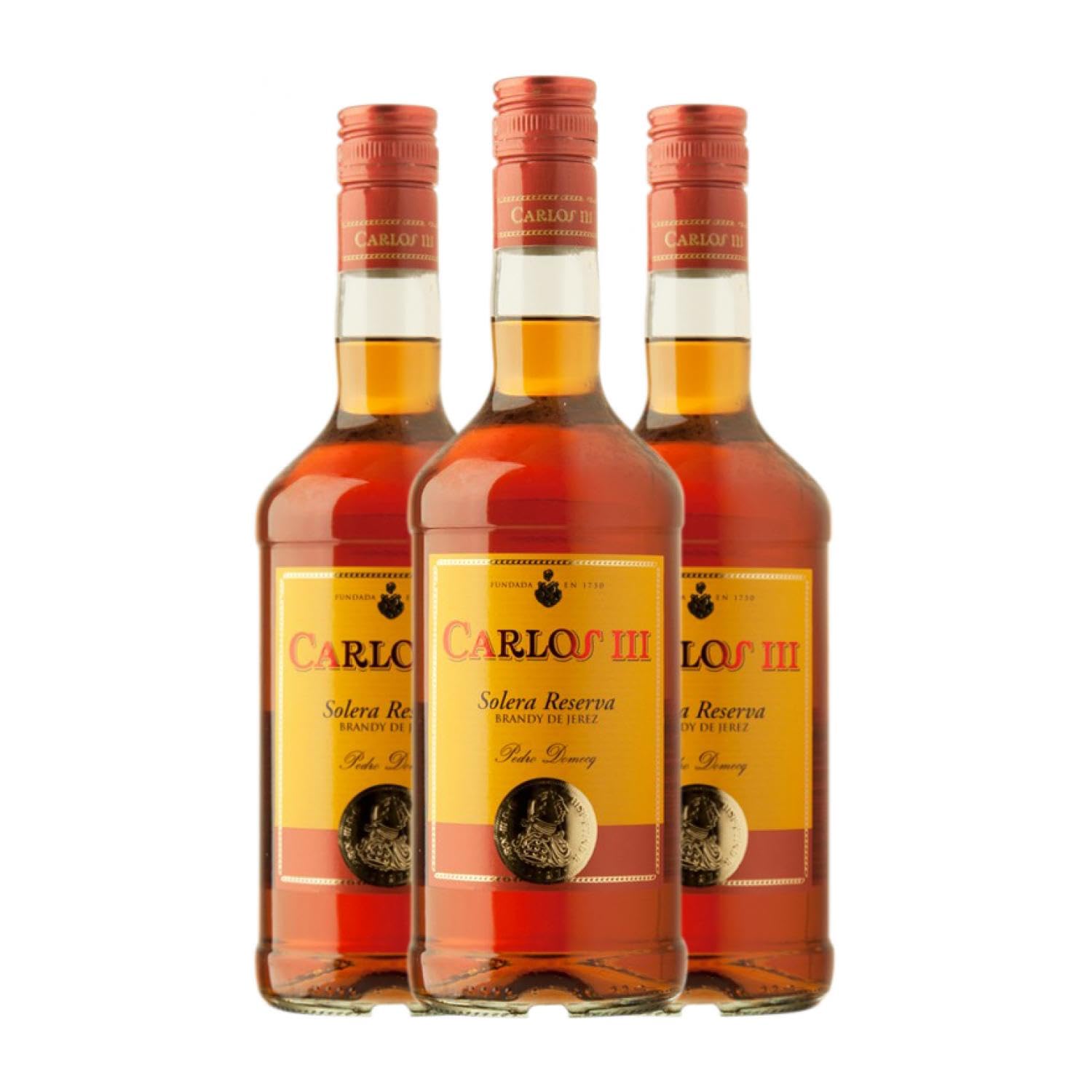 Brandy Osborne Carlos III 70 cl (Caja de 3 Botellas de 70 cl)