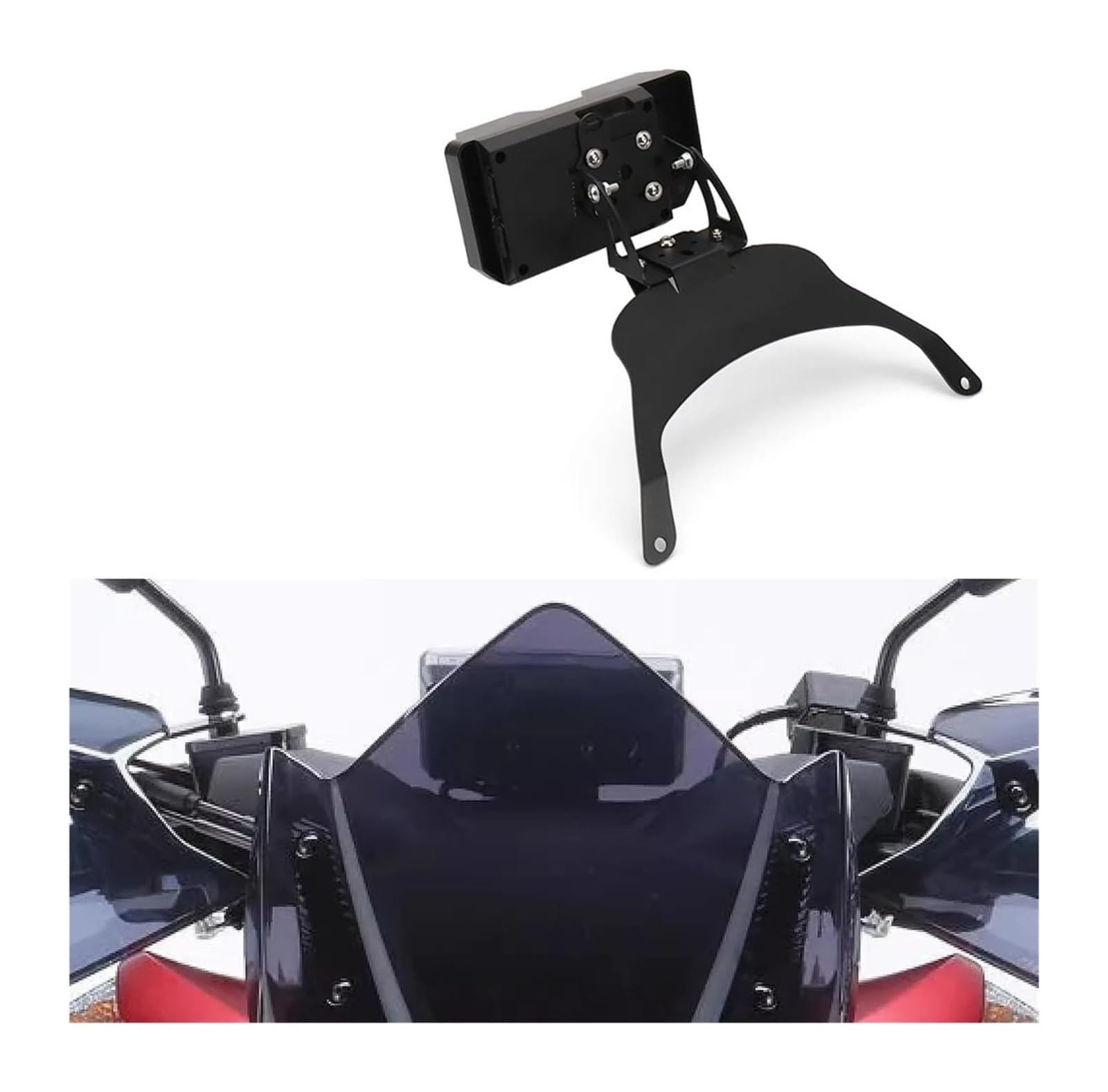 pour Moto Support Navigation GPS pour Tricity pour TRICITY Moto Accessoires Béquille Support Téléphone Mobile GPS Navigation Plaque(-03-Navigation Bracket)