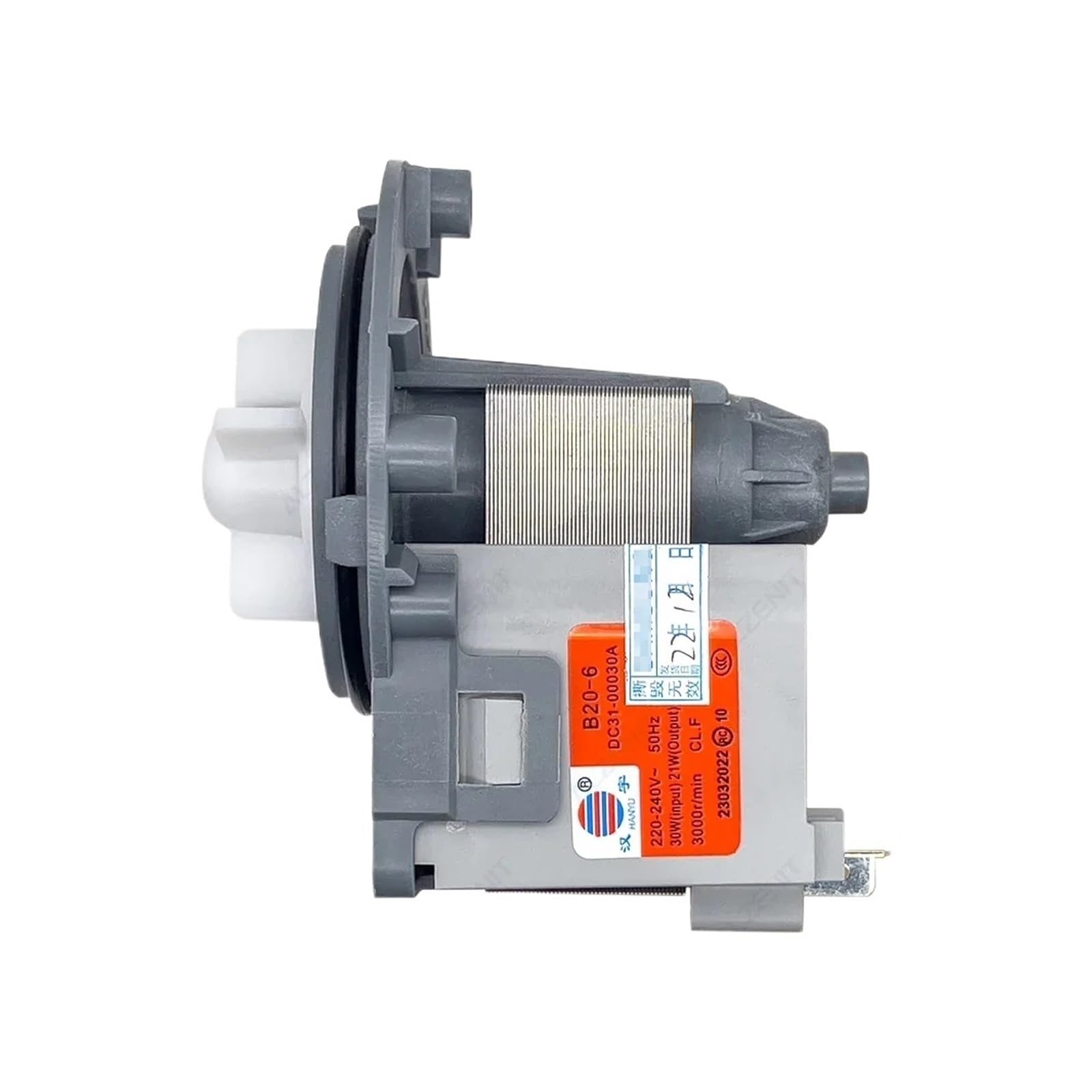 Washing Machine Drain Pump Motor，Compatible for Samsung，B20-6 220-240V 50Hz 30W 3000r/min DC31-00030A Liquid Pump