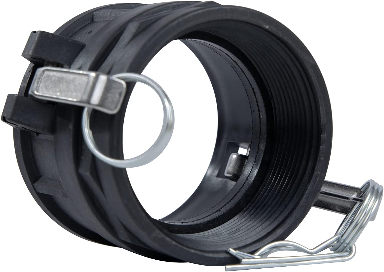 2 Camlock Fittings (3" Type D) Female Coupler x Female Thread Camlock Fittings With Gasket Inside (3")