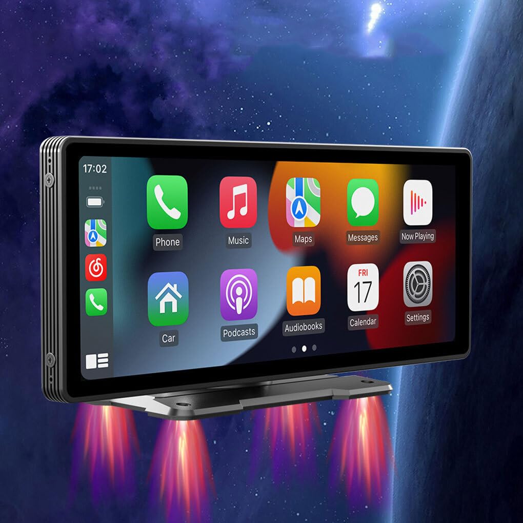 26 Zoll PND Autoradio mit kabellosem MP5 Player, B5303+4Led | Videosystem mit Bluetooth Musikwiedergabe und Funktionen für einfachen Zugriff auf das 10,26 Zoll Autodisplay, schnellere