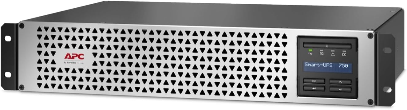 APC UPS, 750VA Smart-UPS Lithium-Ion UPS with SmartConnect and NMC, SMTL750RM2UCNC, Pure Sine Wave, Short-Depth 120V Uninterruptible Power Supply