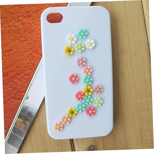 Miniatura 2 de EXCEART 320 pcs Mixed Accessories DIY Cards Case Random Scrapbooking Phonecover Daisies Decor Sunflower Craft Small Hair Flatback Flowers Daisy