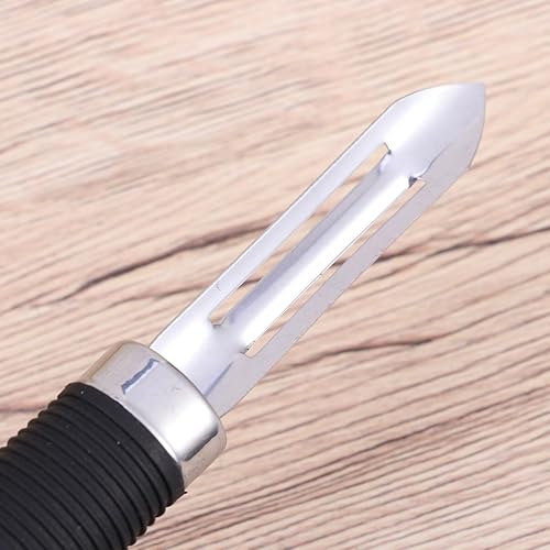 Miniatura 7 de Yardwe Pelador multifuncional de acero inoxidable para verduras, pelador de frutas de doble borde para papas, zanahorias, manzanas, herramienta de