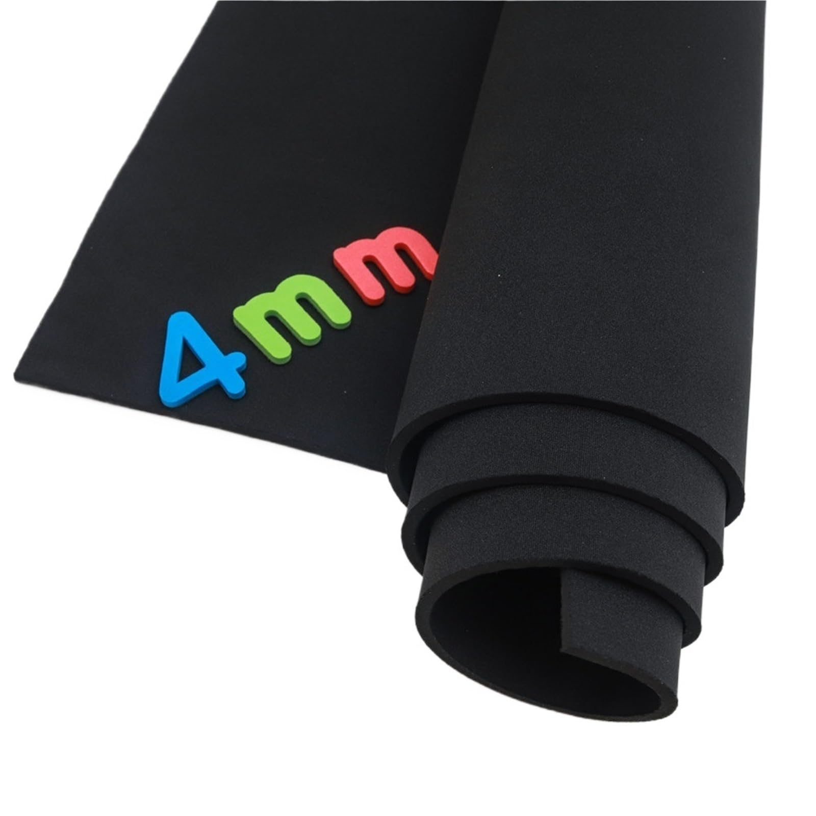 Neoprene Waterproof Fabric Black Thick Neoprene Sewing Fabric Stretch Waterproof Wetsuit Diving Cloth Double Sided Composite