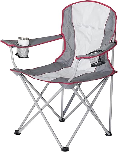 Silla plegable cuadrilátero de gran tamaño para acampar al aire libre para adultos, bolsa de transporte incluida, silla plegable para campamento,