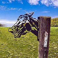 LFFY Art En Métal Représentant Un Animal Curieux - Décoration De Jardin