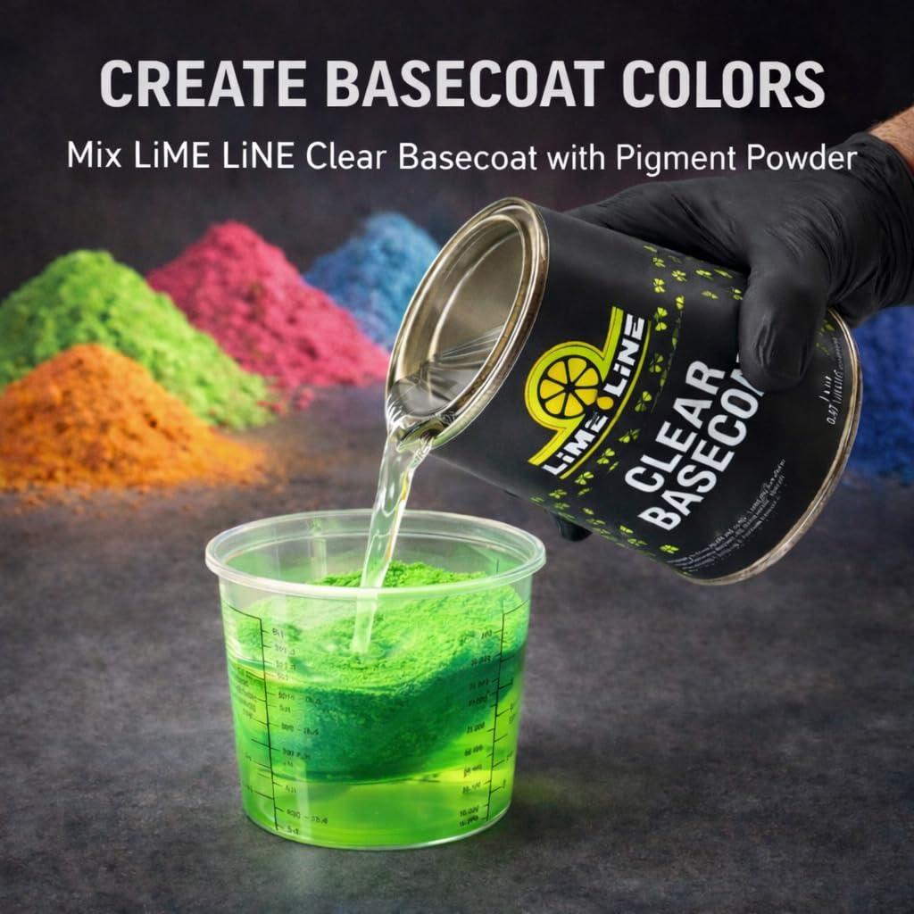 Amazon.com: LiME LiNE Base Coat Maker Pigment Powder, Automotive