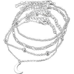 Cavigliere Donna In Oro - Set Da 3, Regolabili Con Chiusura A Moschettone, Per Donne E Ragazze - Foto 9