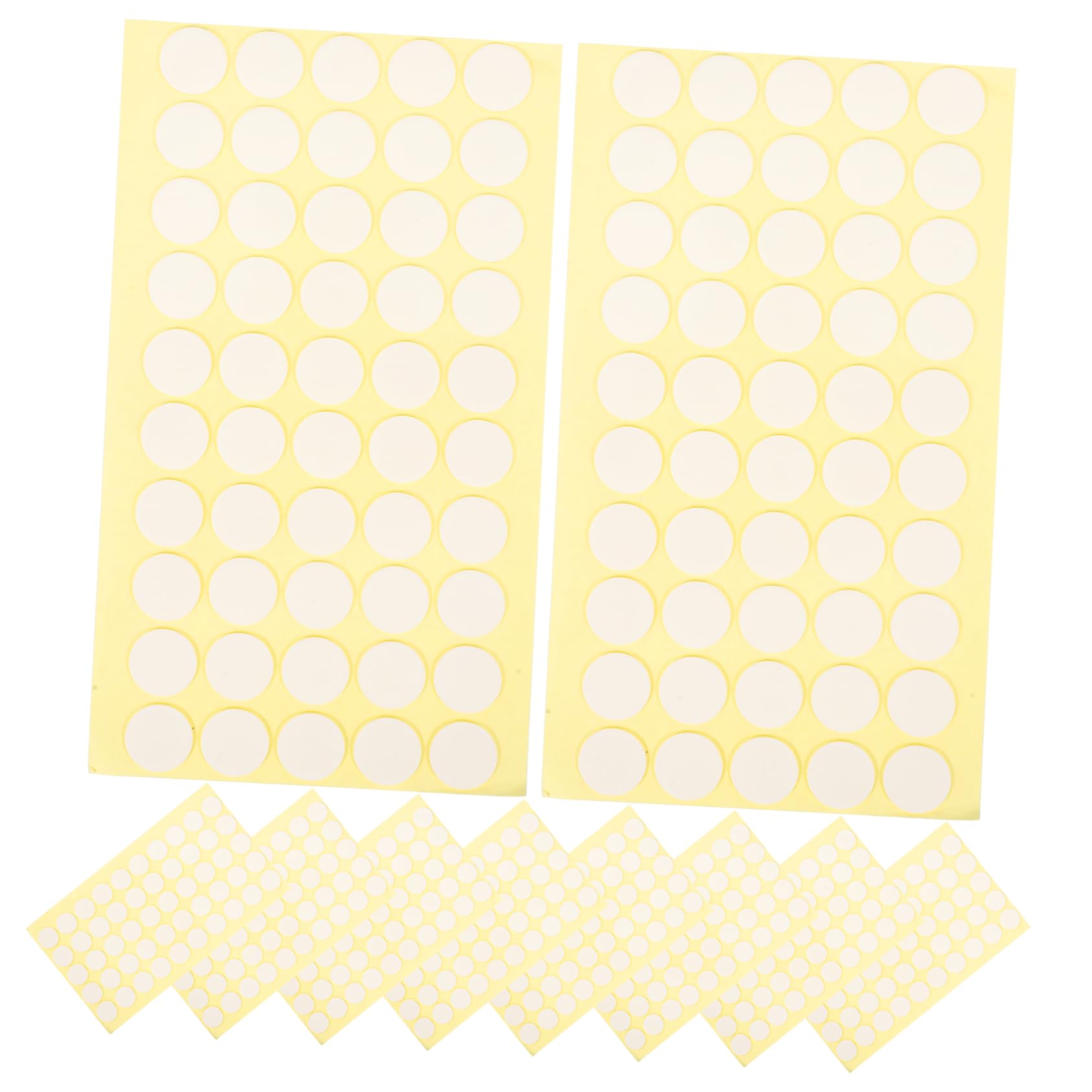 TOGEVAL Craft Adhesive Dots 500 Pack Double Sided Glue Points for DIY Decorations Home Office and Car Use