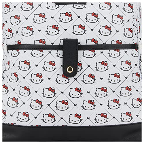 Fast Forward Mochila de couro Hello Kitty para meninas, meninos, adolescentes, adultos – Mochila ofi