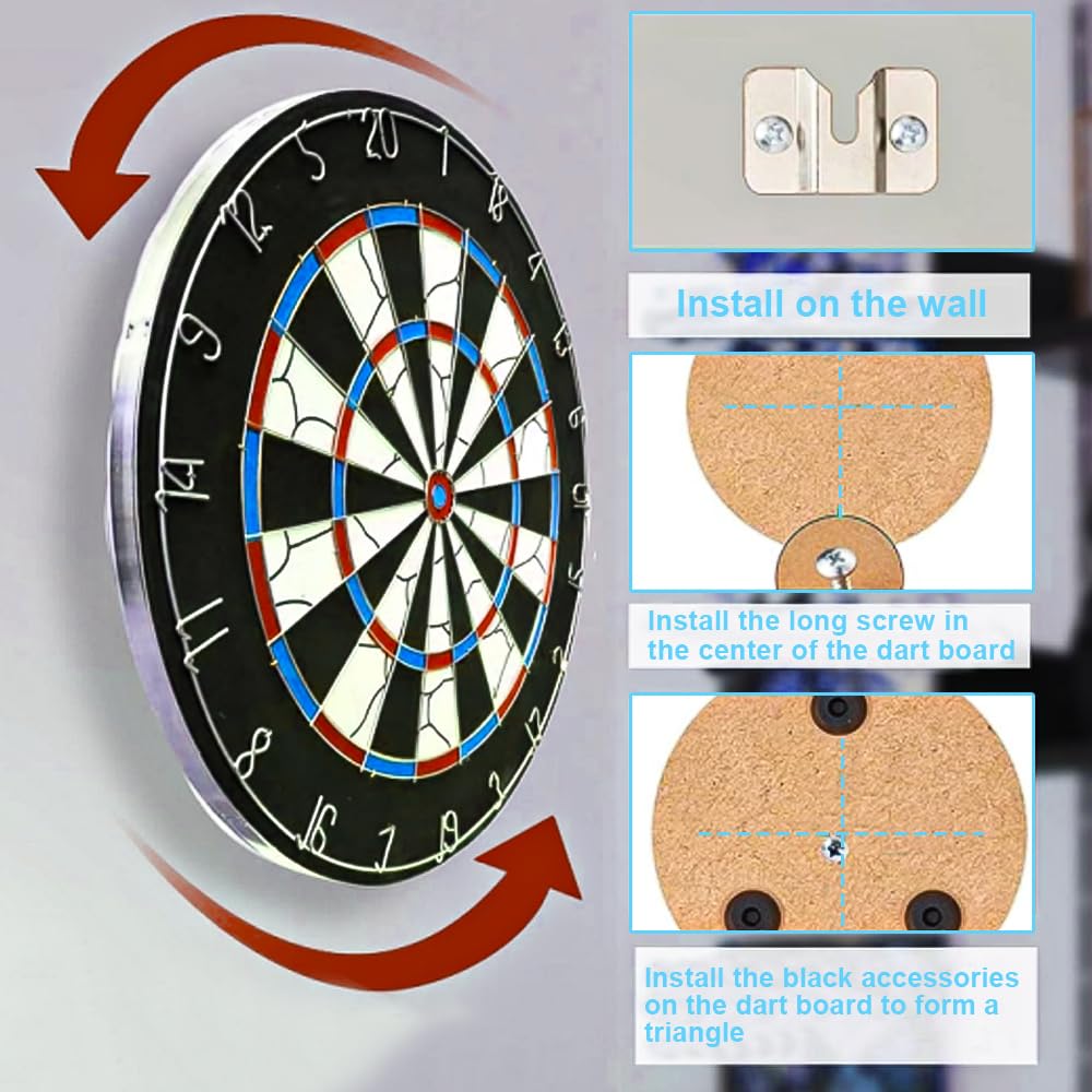 Staffa Rotante Per Freccette YAOZUP - Supporto Da Parete Regolabile, Facile Installazione - Foto 6