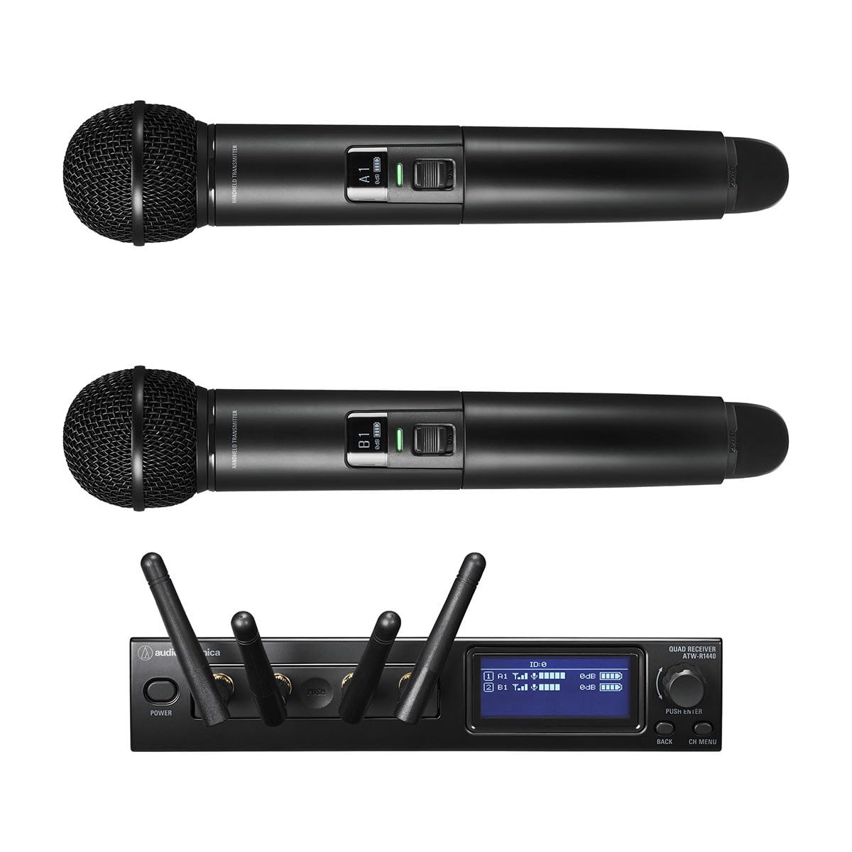 Y*i様 Audio-Technica ワイヤレスピンマイクシステムATW-R1 Amazon.com: Audio-Technica System 20 PRO 2-Channel Dual