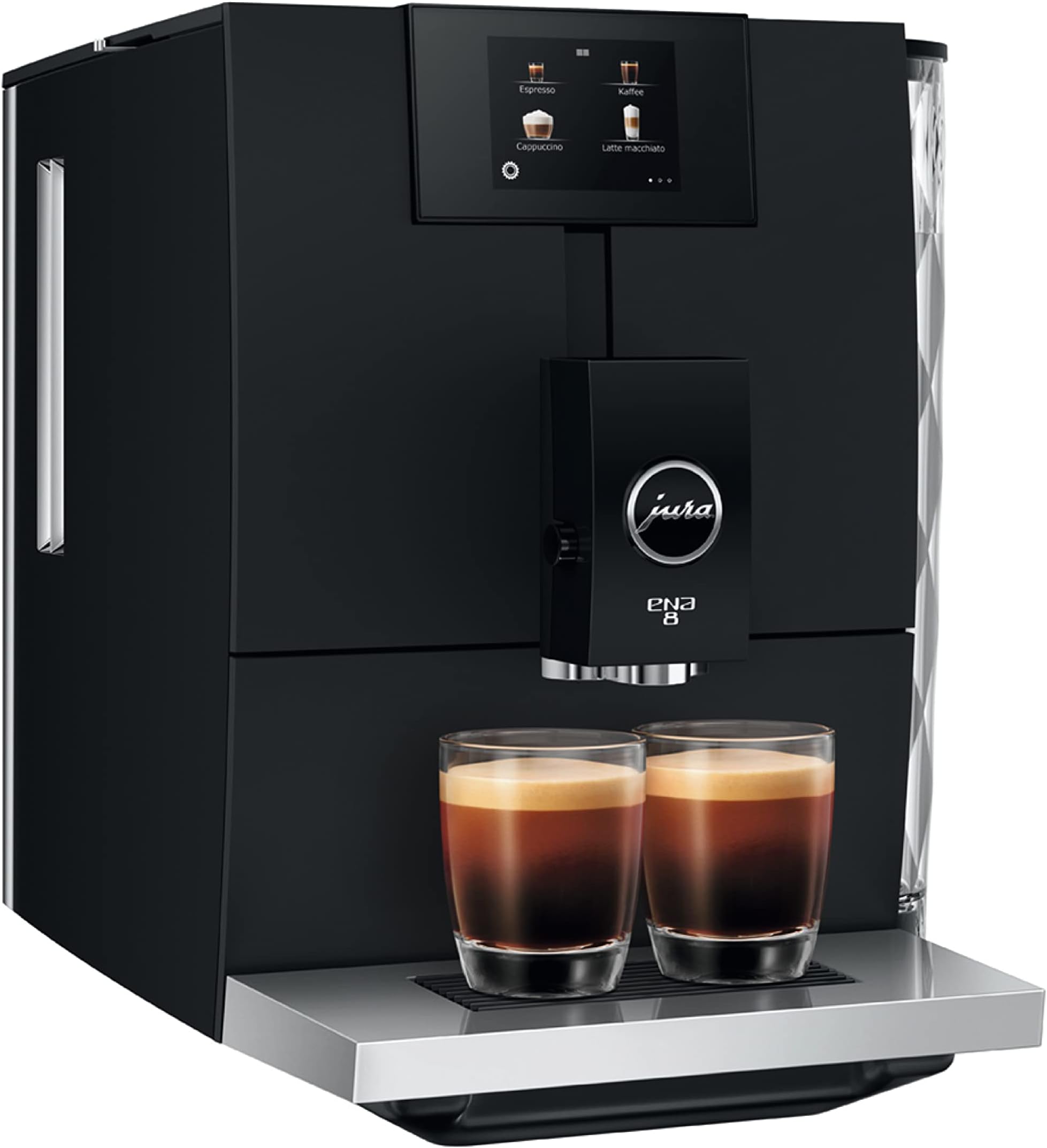 ENA 8 Bean To Cup Fully Automatic Coffee Machine, Full Metropolitan Black