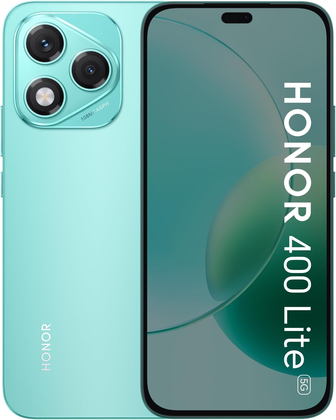 HONOR 400 Lite 5G – 8GB RAM 256GB ROM, 108MP Motion Sensing Camera, 120Hz 6.7 Inch AMOLED Display, Mars Green – Middle East Version (UAE Type Approved)