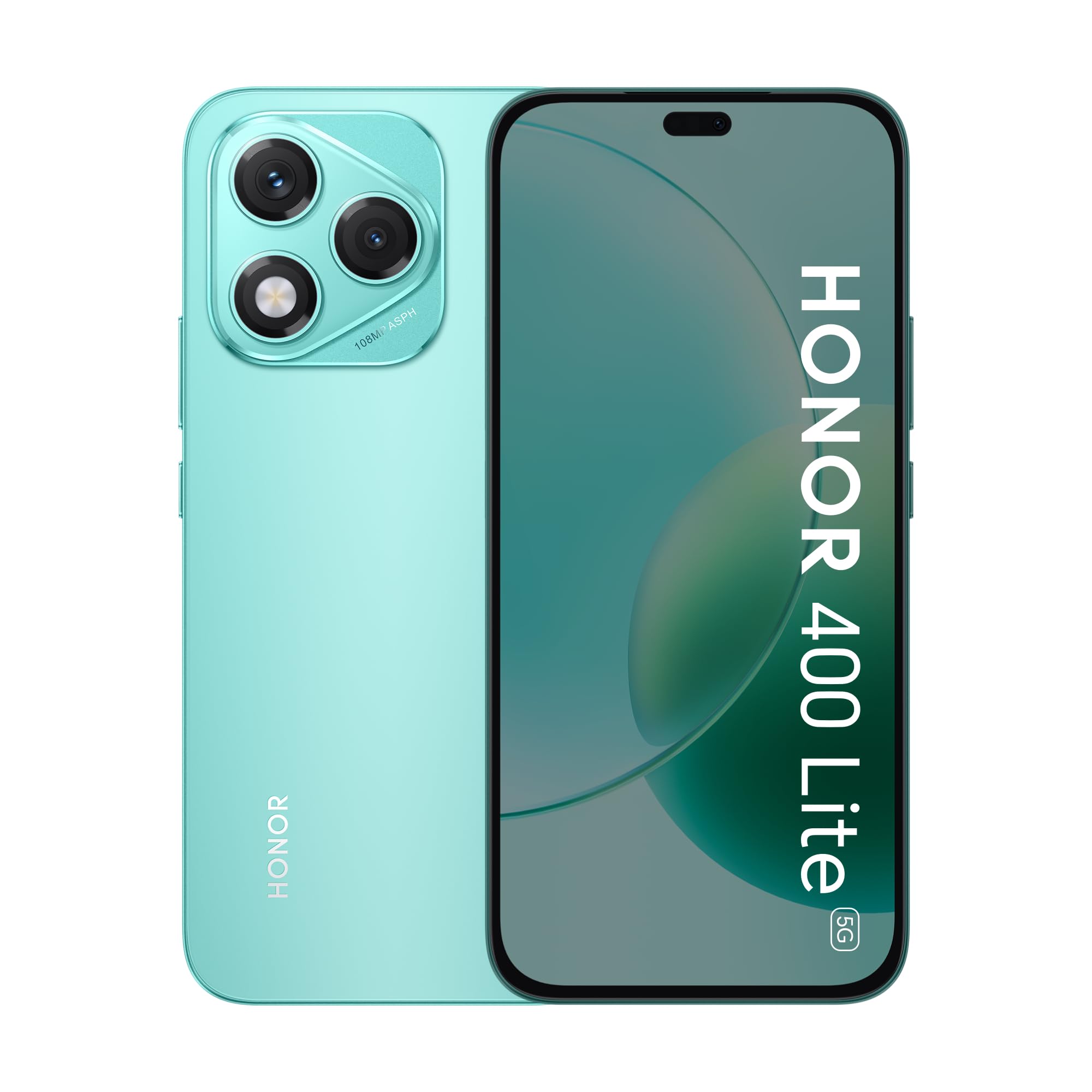 HONOR 400 Lite 5G – 8GB RAM 256GB ROM, 108MP Motion Sensing Camera, 120Hz 6.7 Inch AMOLED Display, Marrs Green – Middle East Version