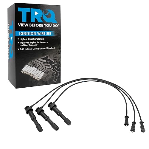Miniatura 283 de TRQ Juego de cables de bujía de encendido del motor para Ford F250 F350 Super Duty V8 6.2L nuevo