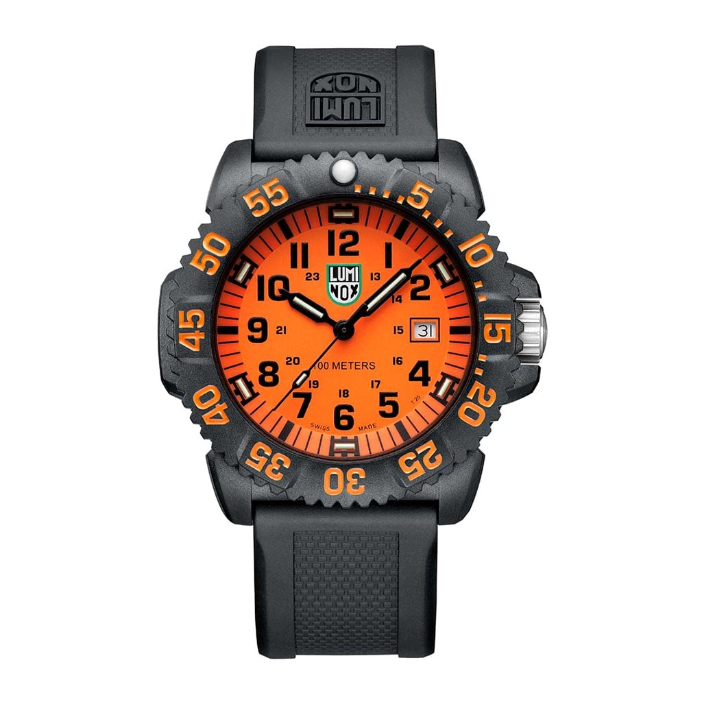 ルミノックス　かラーマーク　Luminox 3080シリーズ ブラック/オレンジ ルミノックス かラーマーク Luminox 3080シリーズ ブラック