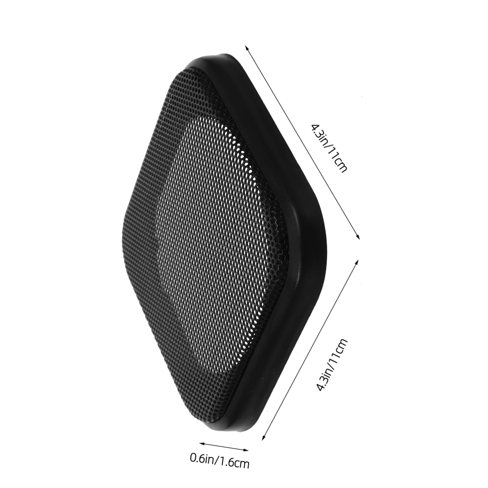 Cabilock Car Speaker Grill Square Speaker Grill Cover Mesh Baffle Protect Enhance Aesthetics