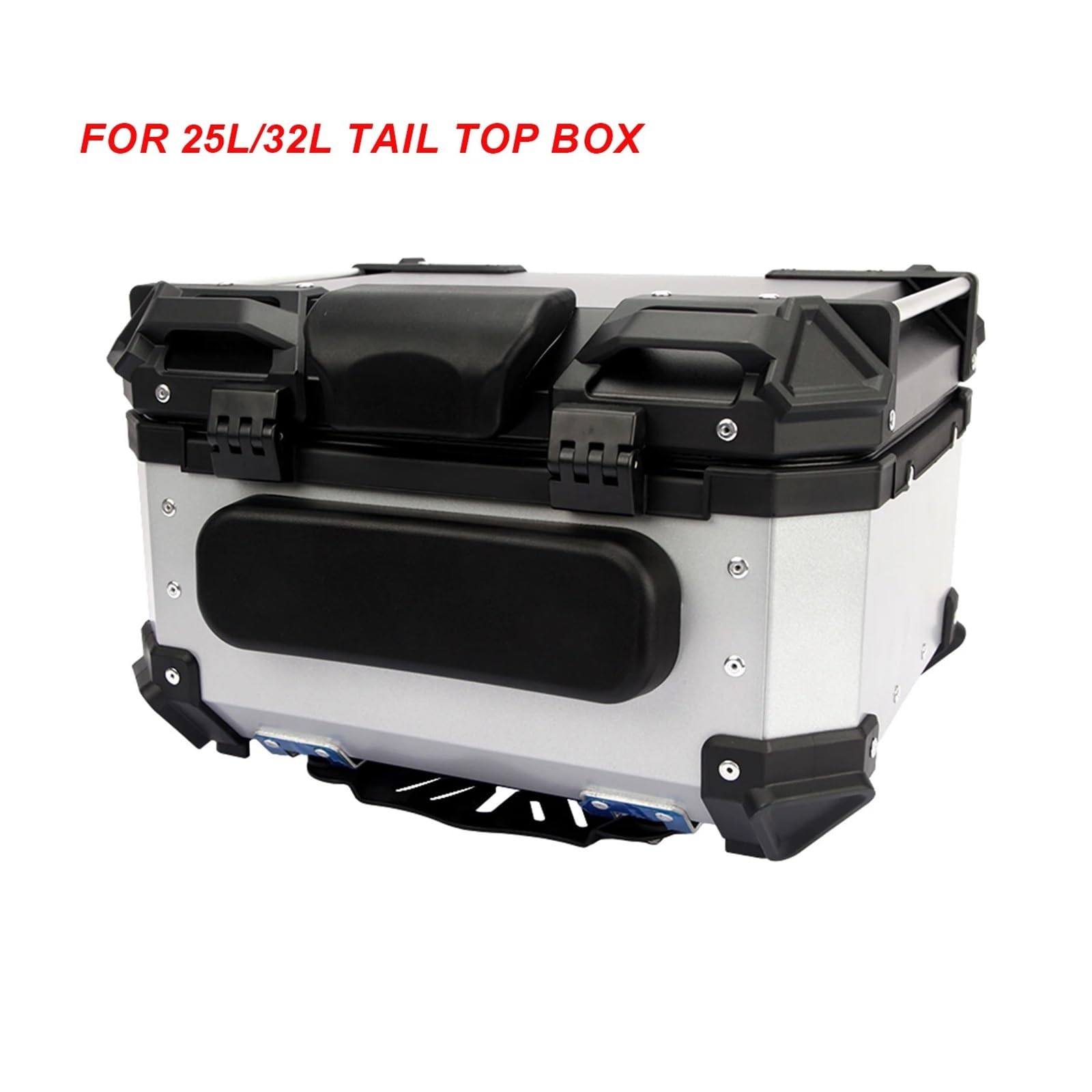 Moto Caja Trasera Almohadilla Trasera para baúl de Motocicleta de 25L, 32L, 45L, 55L, 65L, 80L y 100L, cojín para Equipaje de Maletero Trasero, Respaldo para Pasajero(25L 32L)