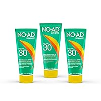 Vista 1 de NO-AD Loción de protección solar SPF 30 Protección UVA/UVB de amplio espectro Resistente al agua Sin octinoxato ni oxibenzona con vitamina E