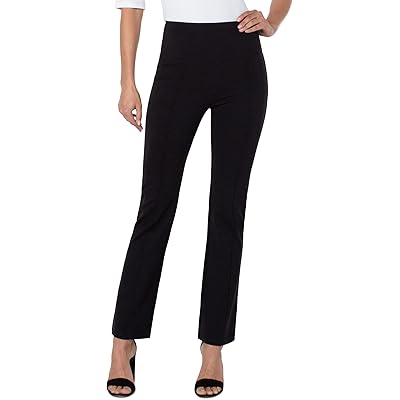 Брюки Liverpool Los Angeles Pearl Pull-On Knit Full-Length Flare w/ Pin Tuck