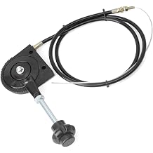 40" Throttle Control Cable for Excavator, Bendable Manual Controller