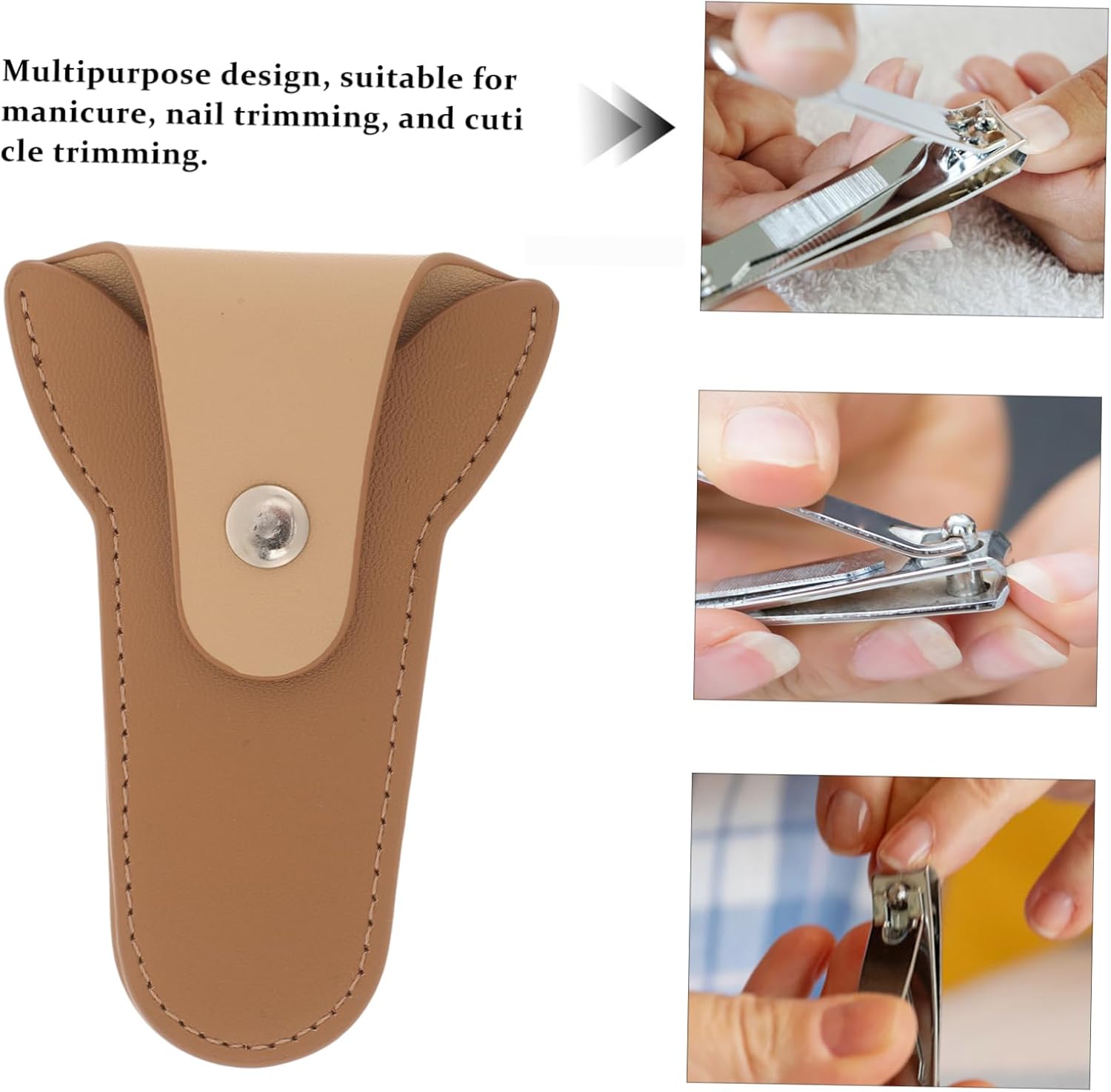 Ipetboom Nail Scissor Pouch Protective Storage Bag for Manicure and Cuticle Scissors Durable and Lightweight Grooming Holder for Professional and Personal Use