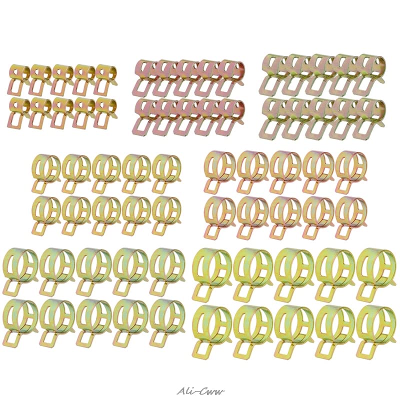 Morsetto Del Separatore Del Tubo 6AN, Morsetto Di Montaggio Della Linea Del Carburante AN6 10PCS Adattatore Di Raccordo Del Tubo Di Alluminio, Morsetto Di Alluminio Del Tubo Nero - Foto 4
