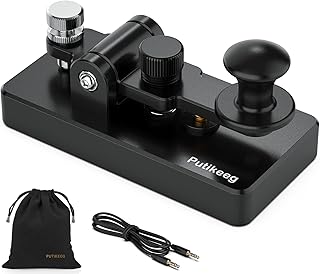 Putikeeg CW Morse Button, Telegraph Button, Amateur Radio CW Button, Morse Code Device, Telegram Keyboard, Morse Code Transmitter