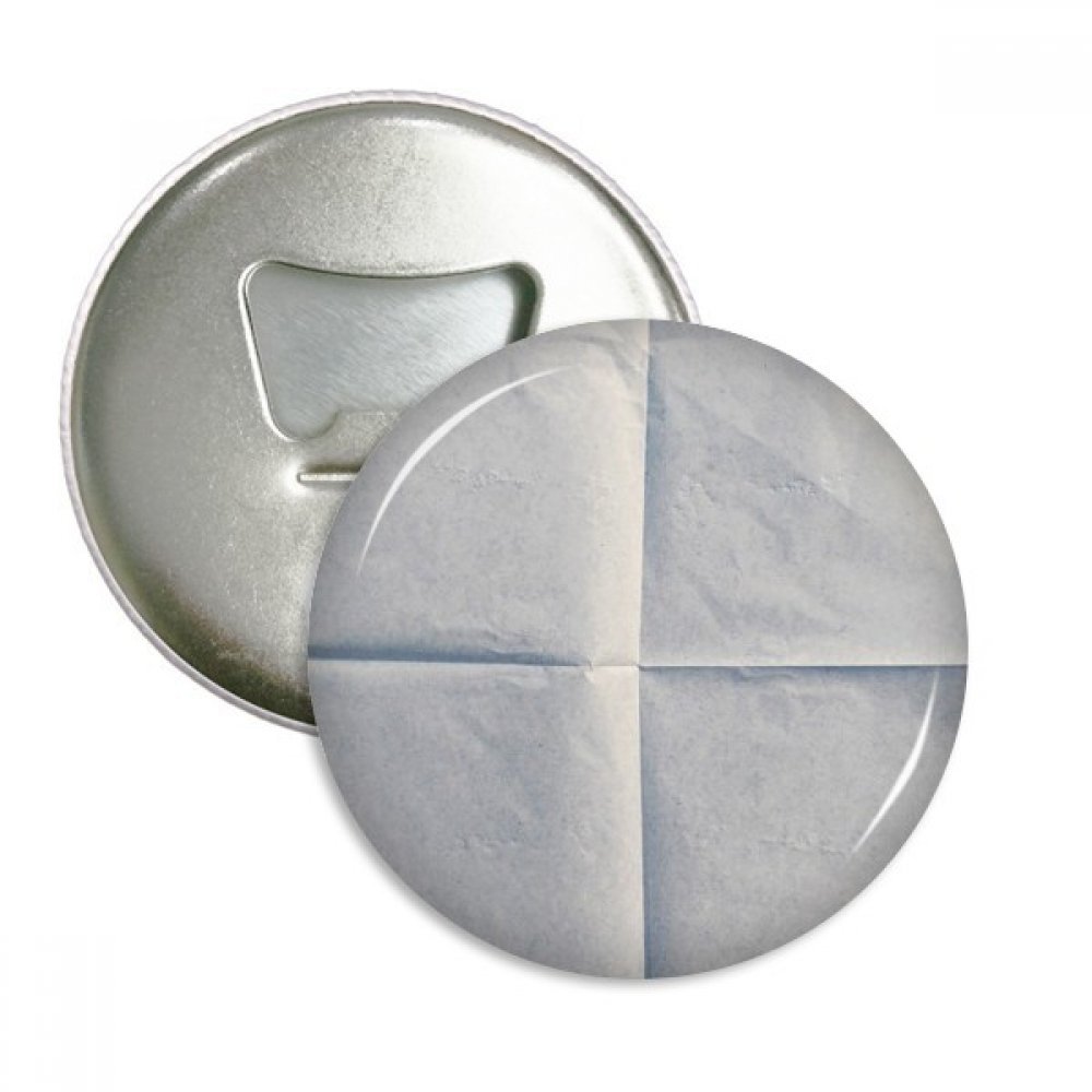 Bouton pins badge aimanté décapsuleur rond contre perte outils