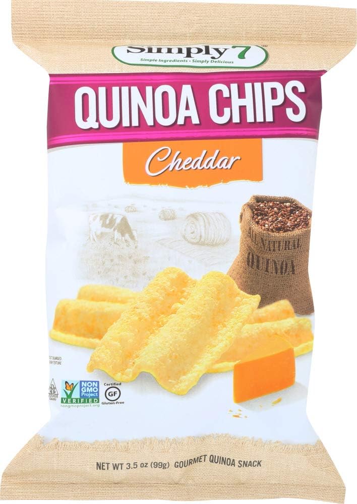 Simply 7 (NOT A CASE) Quinoa Chips Cheddar