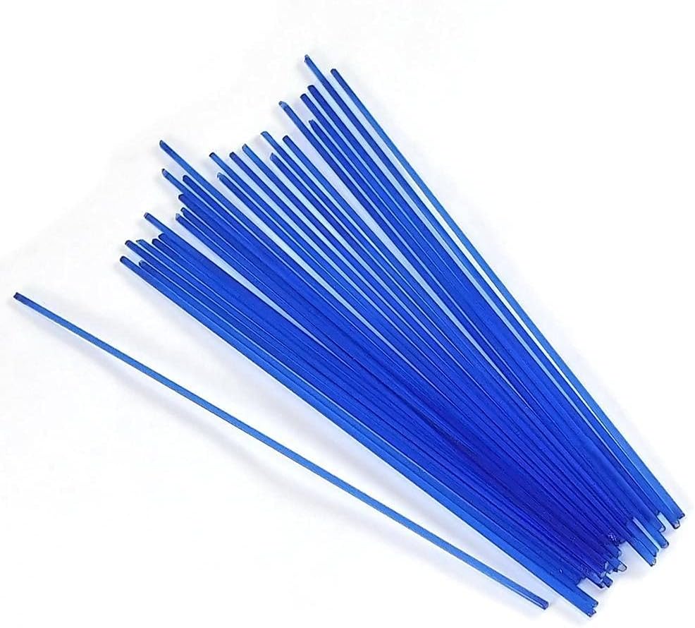 Dark Blue Trans COE 96 Stringer Sample - S-136-96 Oceanside Glass Stringer