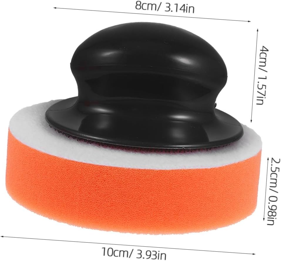 Car Polishing Set Wax Pads Handle Buffing Pad Oil Wax Applicator Car Applicator