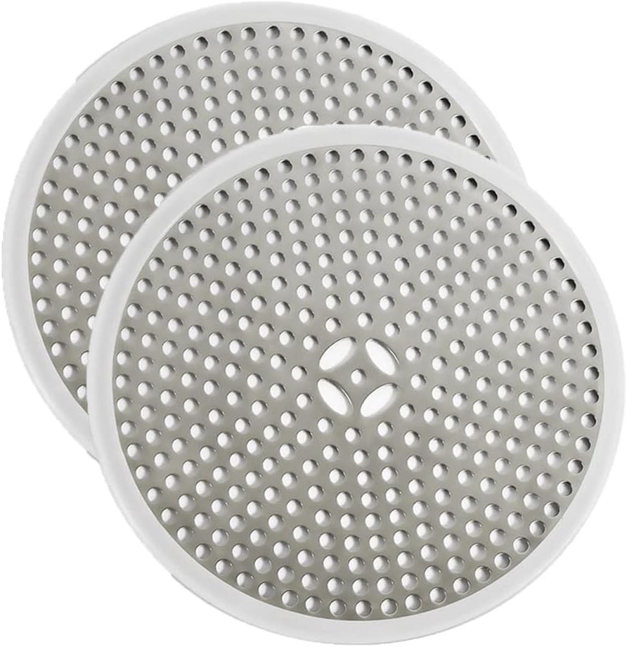 Andy's Orchids Practical Shower Drain Hair Catcher, 2PCS Bathtub Drain